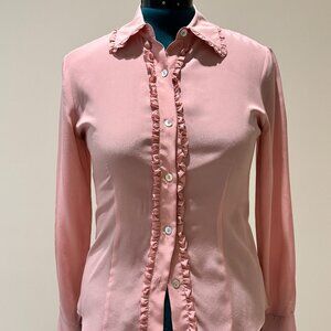 Womens 100% Silk Blouse made in Italy